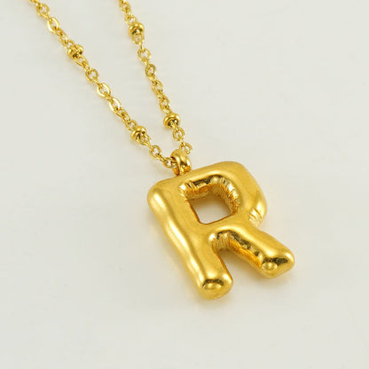 Collana con iniziale a palloncino (Set)
