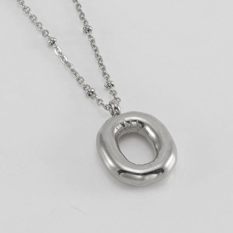 Collana con iniziale a palloncino (Set)