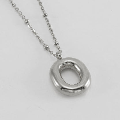 Collana con iniziale a palloncino (Set)