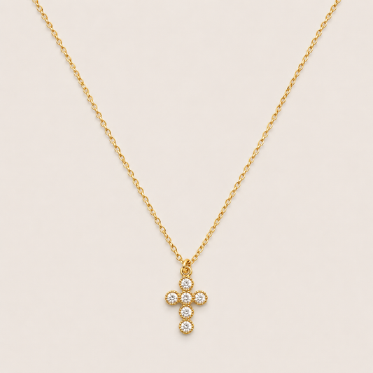 Collana Oceano con croce (Set)