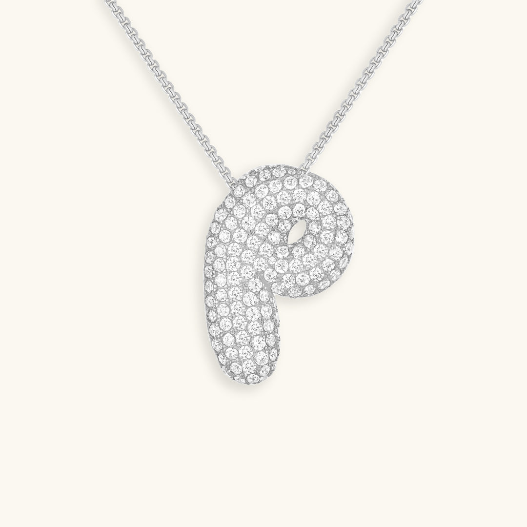 Collana Hailey con iniziale a palloncino (Set)