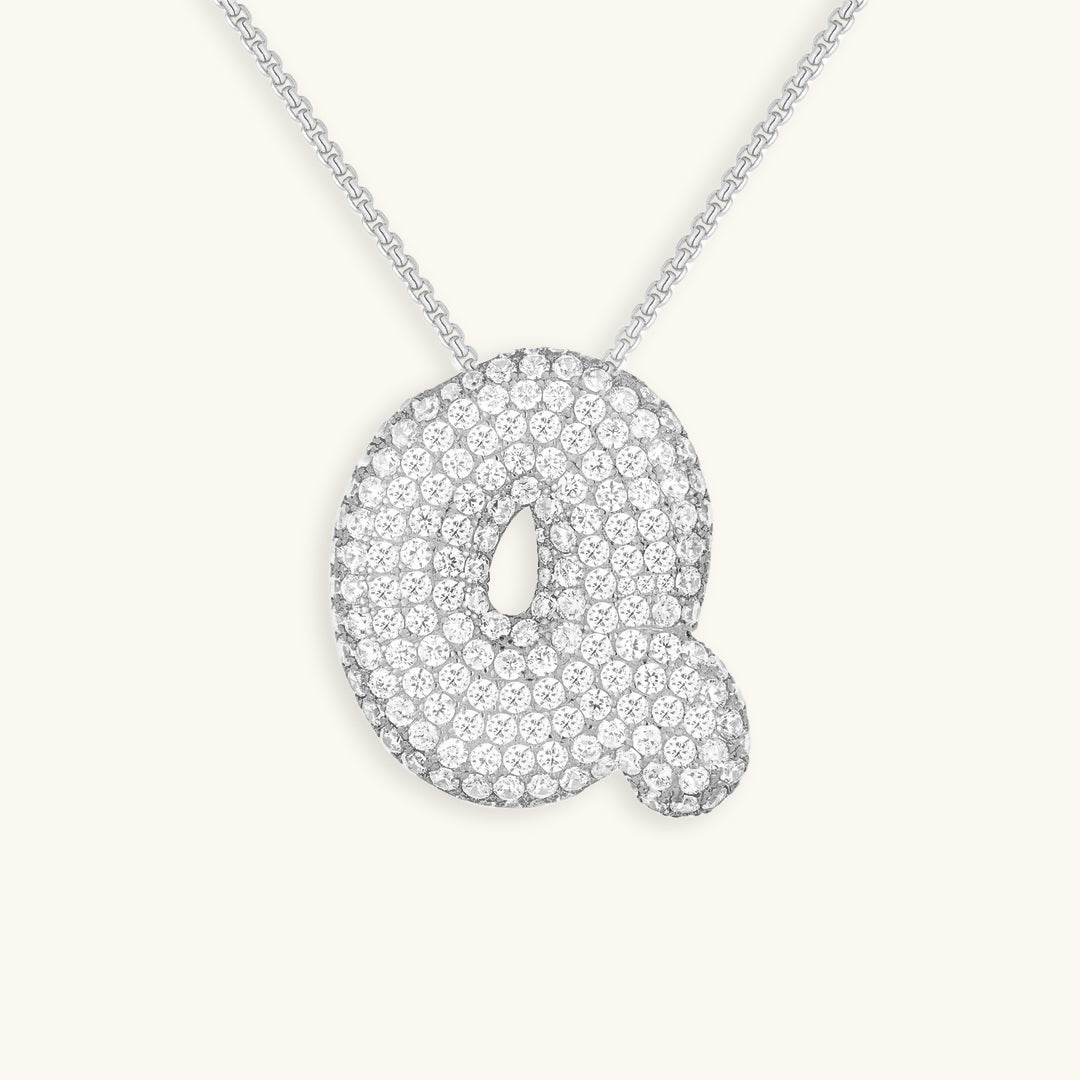 Collana Hailey con iniziale a palloncino (Set)