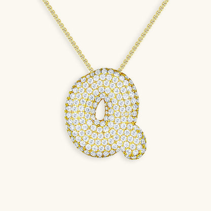 Collana Hailey con iniziale a palloncino (Set)