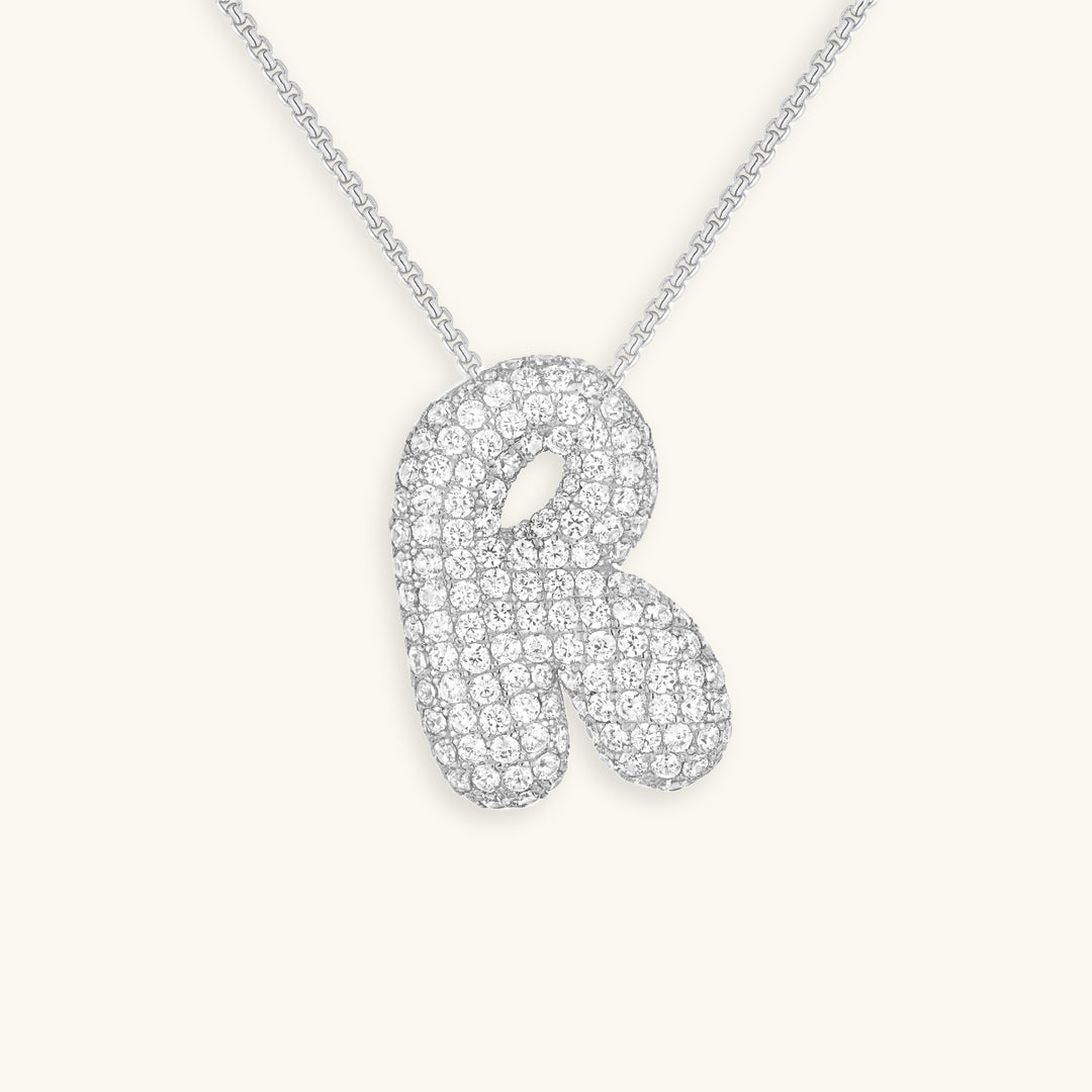 Collana Hailey con iniziale a palloncino (Set)