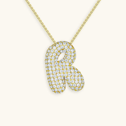 Collana Hailey con iniziale a palloncino (Set)