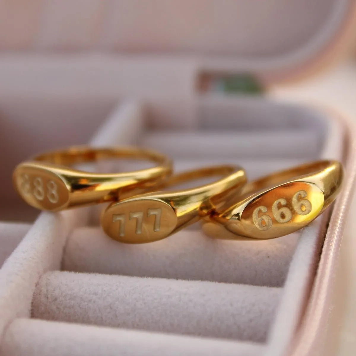 Anello chevalier Angelica® con numero angelico