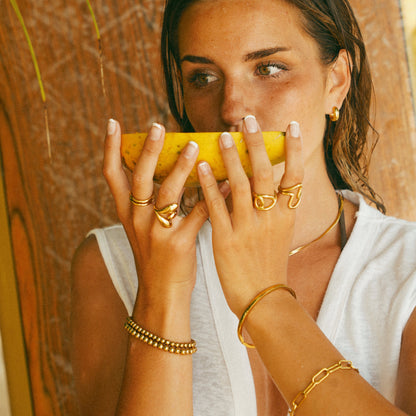 Bracciale maxi a graffetta Tulum (Set)