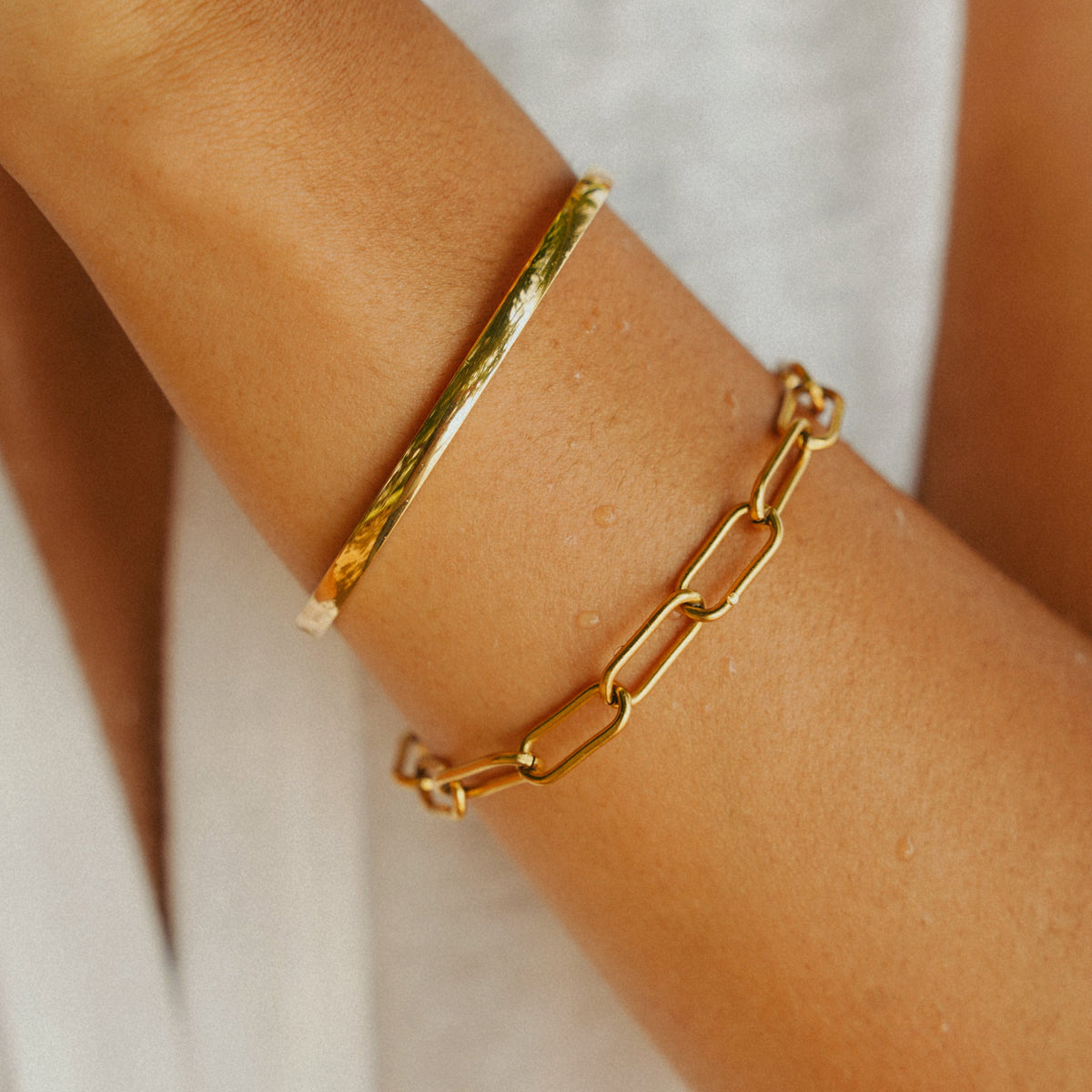 Bracciale maxi a graffetta Tulum (Set)