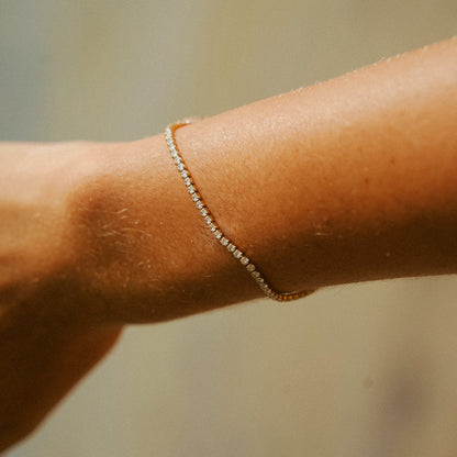 Bracciale tennis regolabile Melly