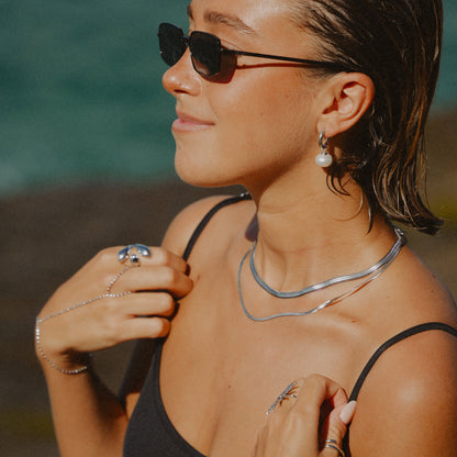 Collana a spina di pesce Chelsea (Set)