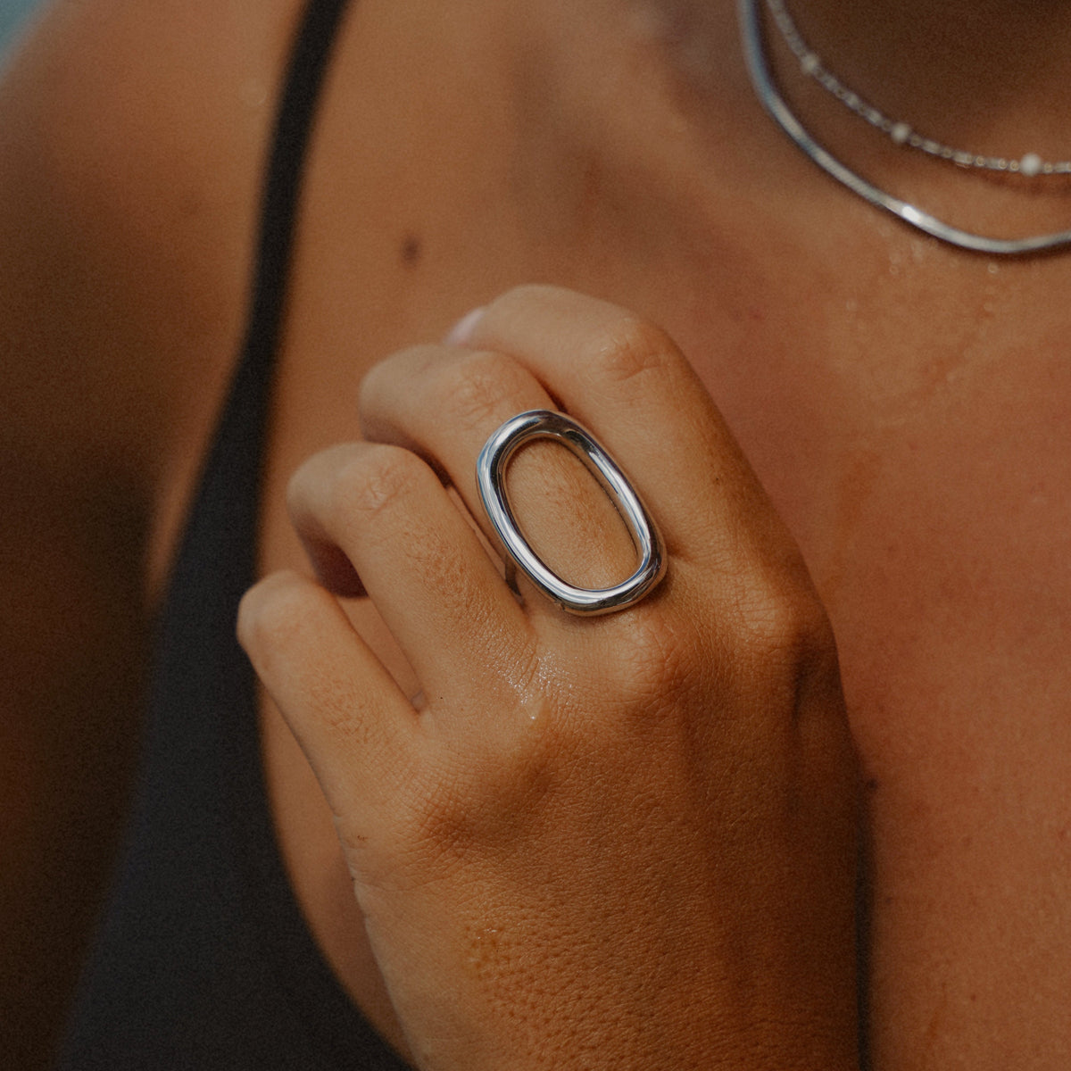 Anello Onda di luna (Set)