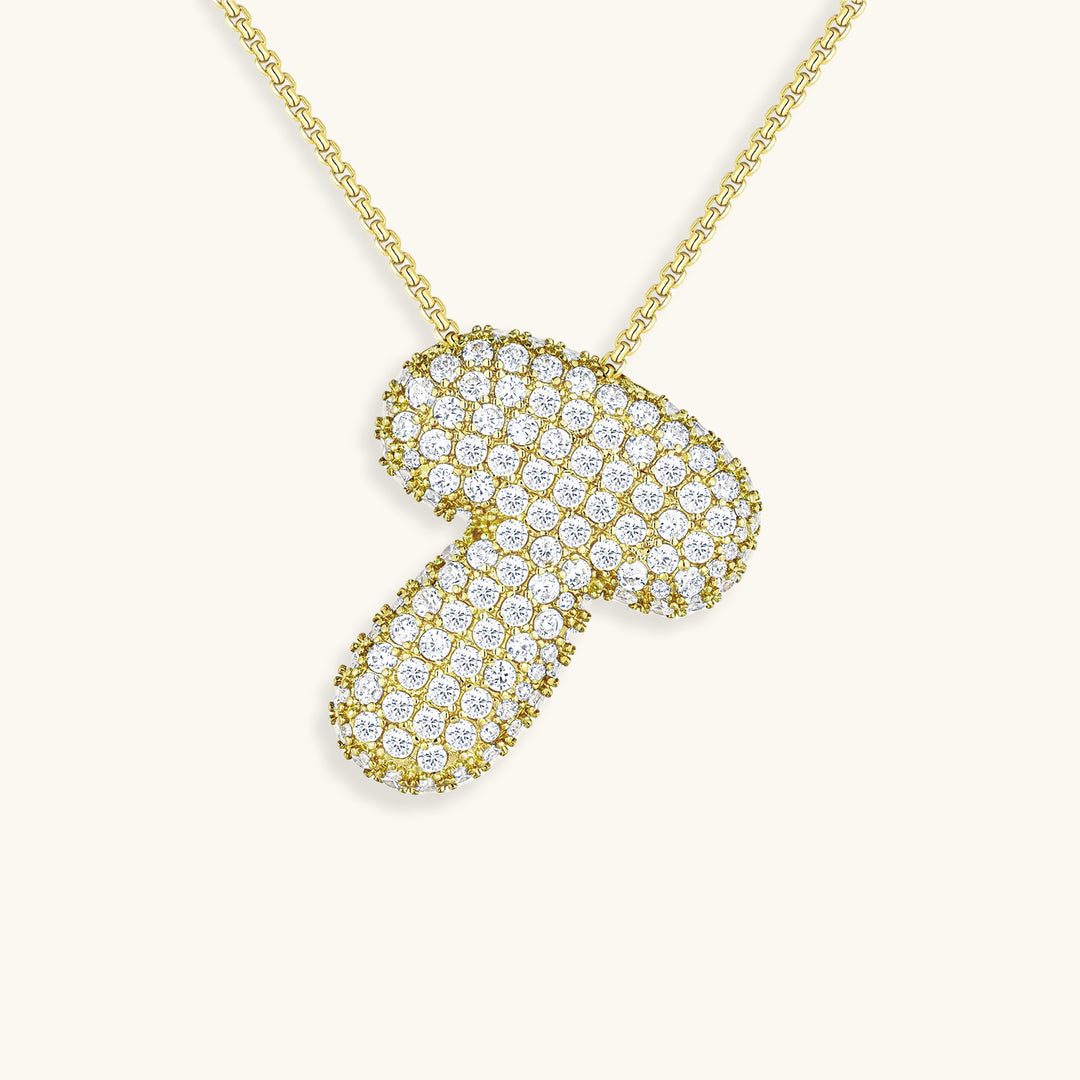 Collana Hailey con iniziale a palloncino (Set)