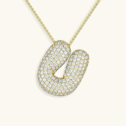 Collana Hailey con iniziale a palloncino