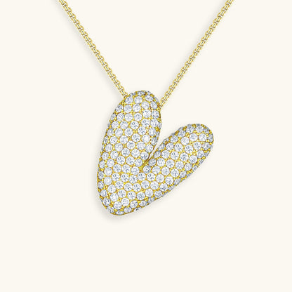 Collana Hailey con iniziale a palloncino