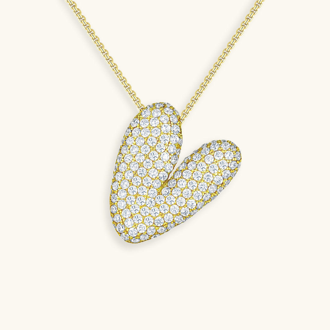 Collana Hailey con iniziale a palloncino (Set)