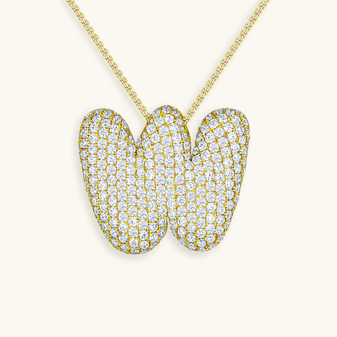 Collana Hailey con iniziale a palloncino