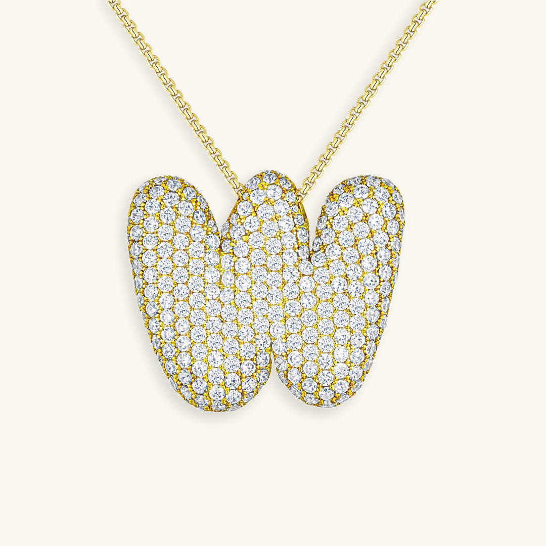 Collana Hailey con iniziale a palloncino (Set)