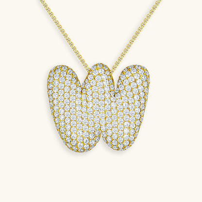 Collana Hailey con iniziale a palloncino (Set)