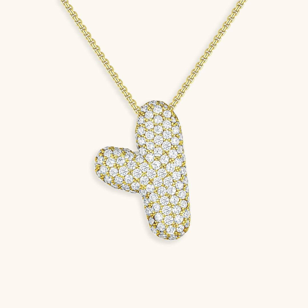 Collana Hailey con iniziale a palloncino