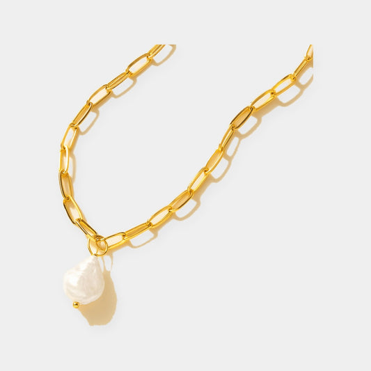 Collana Hanalei con perla e moneta