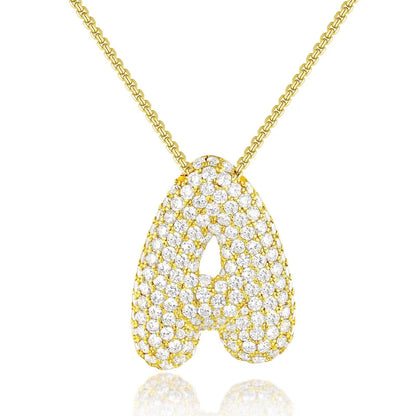 Collana Hailey con iniziale a palloncino (Set)