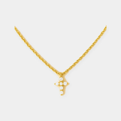 Collana Cascata con croce