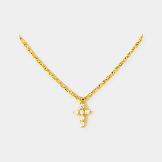 Collana Cascata con croce