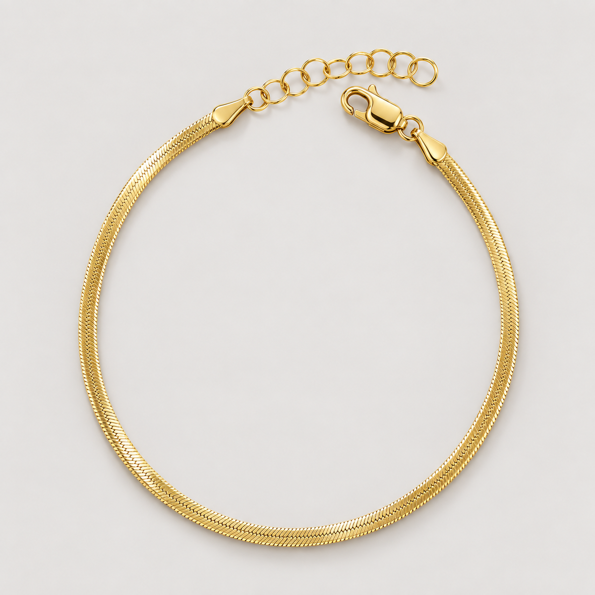 Bracciale a spina di pesce Angelica® in acciaio inossidabile (Set)