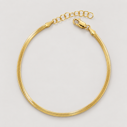 Bracciale a spina di pesce Angelica® in acciaio inossidabile (Set)