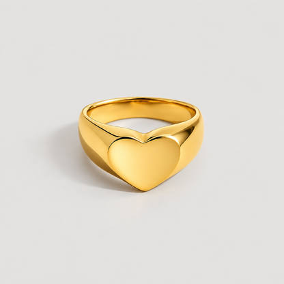 Anello a cuore Storia d'amore (Set)