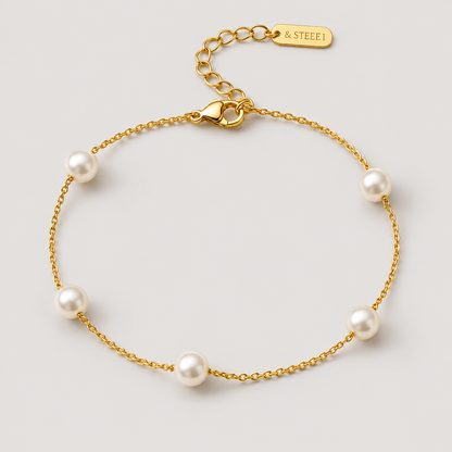 Cavigliera Cali con perla (Set)