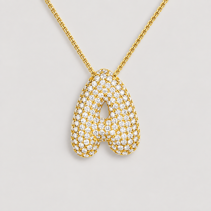 Collana Hailey con iniziale a palloncino (Set)