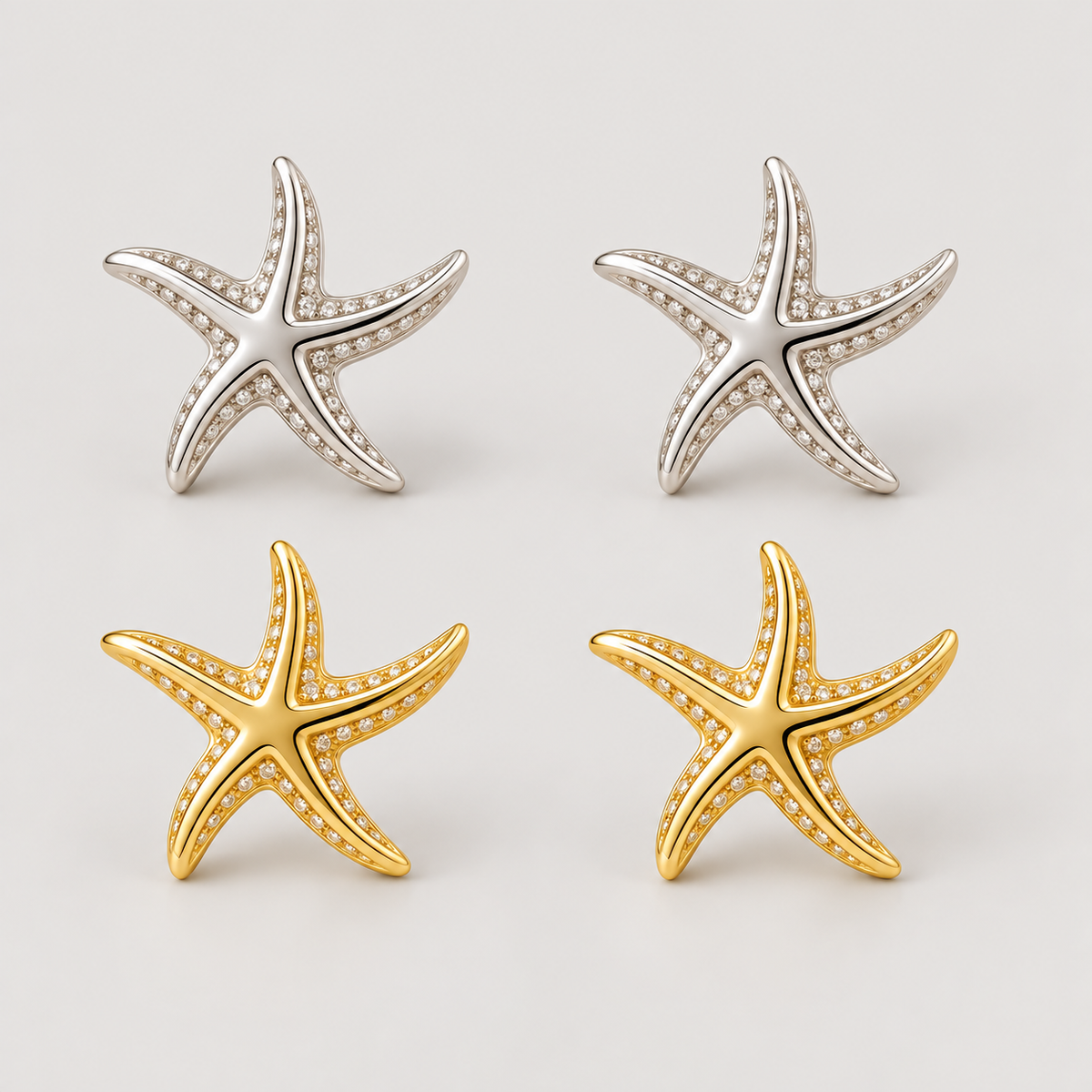 Orecchini mini Stella marina (Set)