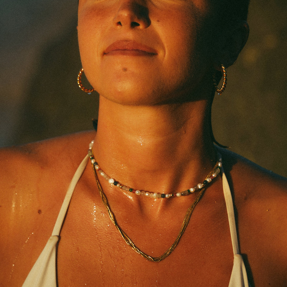 Collana Tropicana con perla