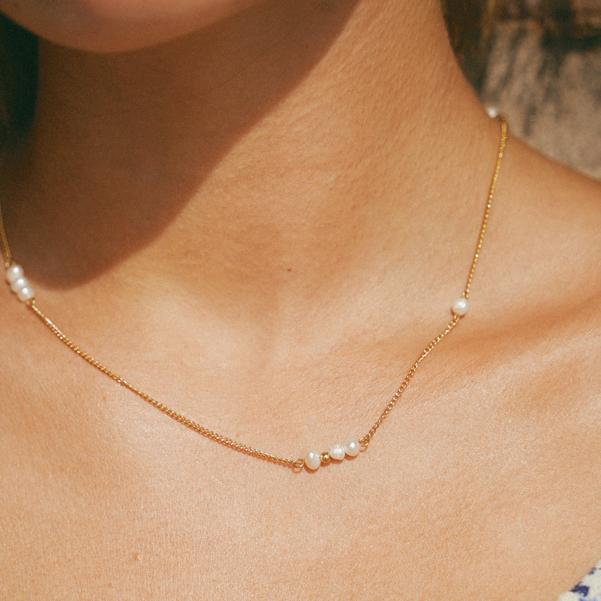 Collana Bondi con perla (Set)