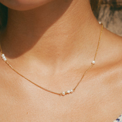 Collana Bondi con perla (Set)